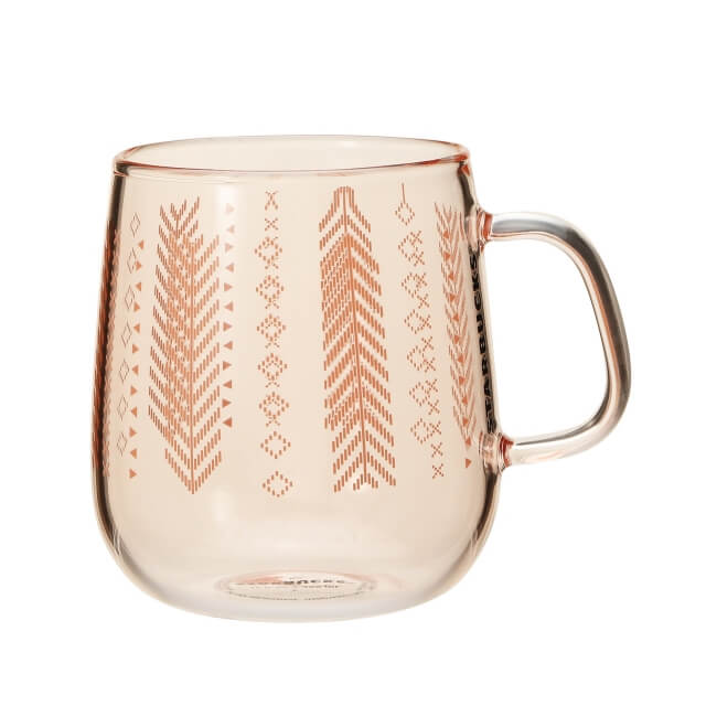 Starbucks Japan Chic Glass Mug Beige