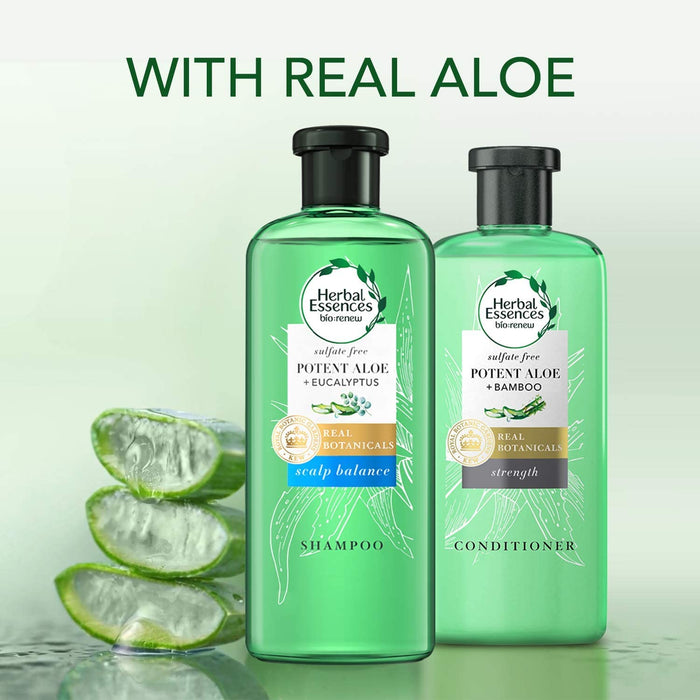 Herbal Essence Non-Silicone Shampoo Bio Renew Aloe & Bamboo 400Ml Japan (1)