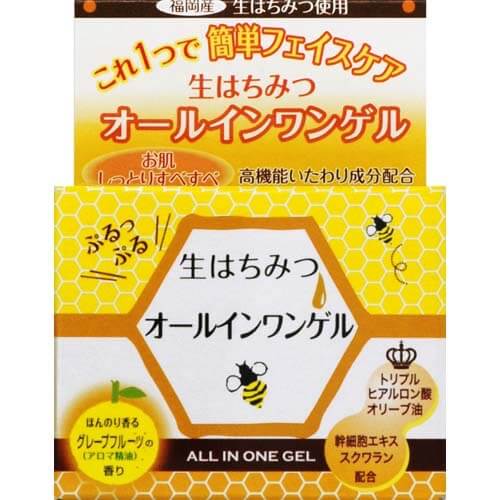 Herbery Earth Fresh Honey Face All In One Moist Gel d(80g) Japan With Love