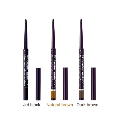 Kissme Heroine Make Jet Black 01 Long Stay Sharp Gel Liner 0.07G - Waterproof Formula
