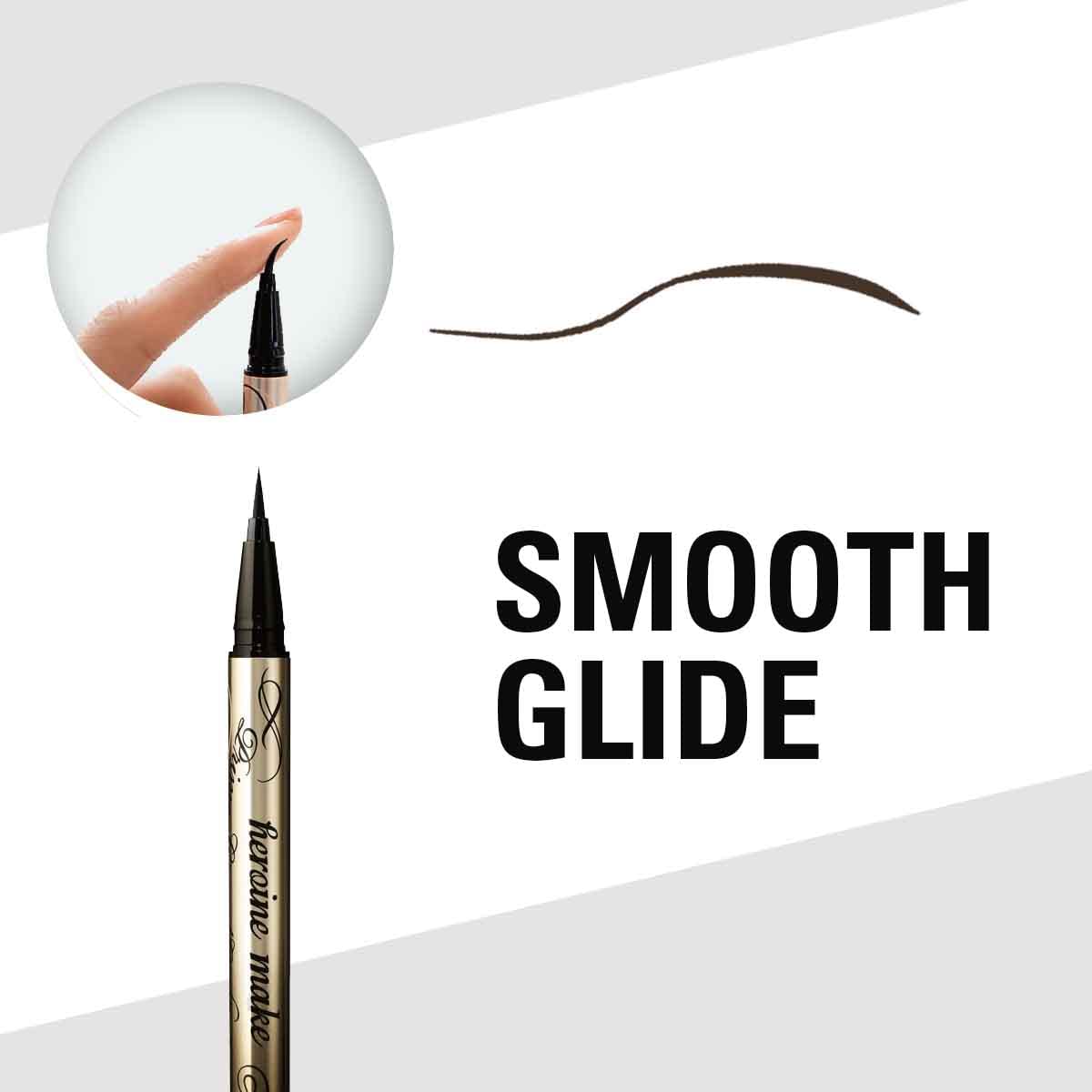 Heroine Make Prime Liquid Eyeliner Rich Keep 02 Brown Black 0.4ml - Heroine Make Eyeliner