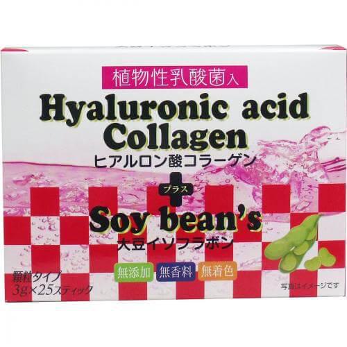 Hikari Hyaluronic Acid Collagen Soy Isoflavones Plant Lactic Acid Bacteria Enter 3g 25 Capsule Japan With Love