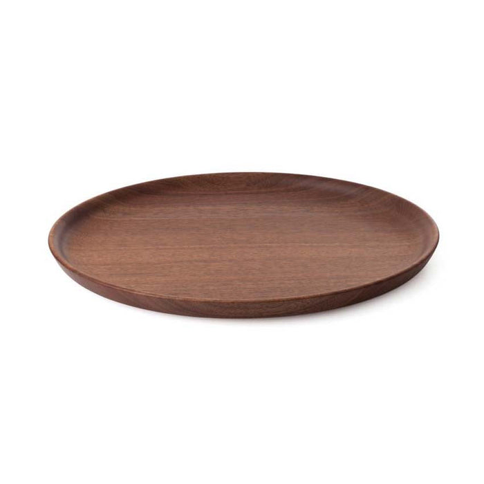 Hikiyose Wooden Plate Walnut - Extra Large