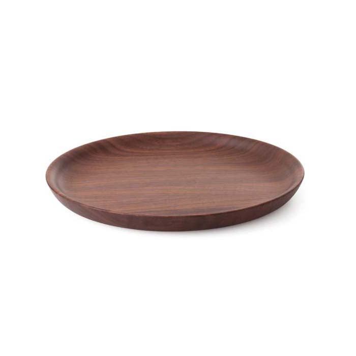 Hikiyose Wooden Plate Walnut - Large