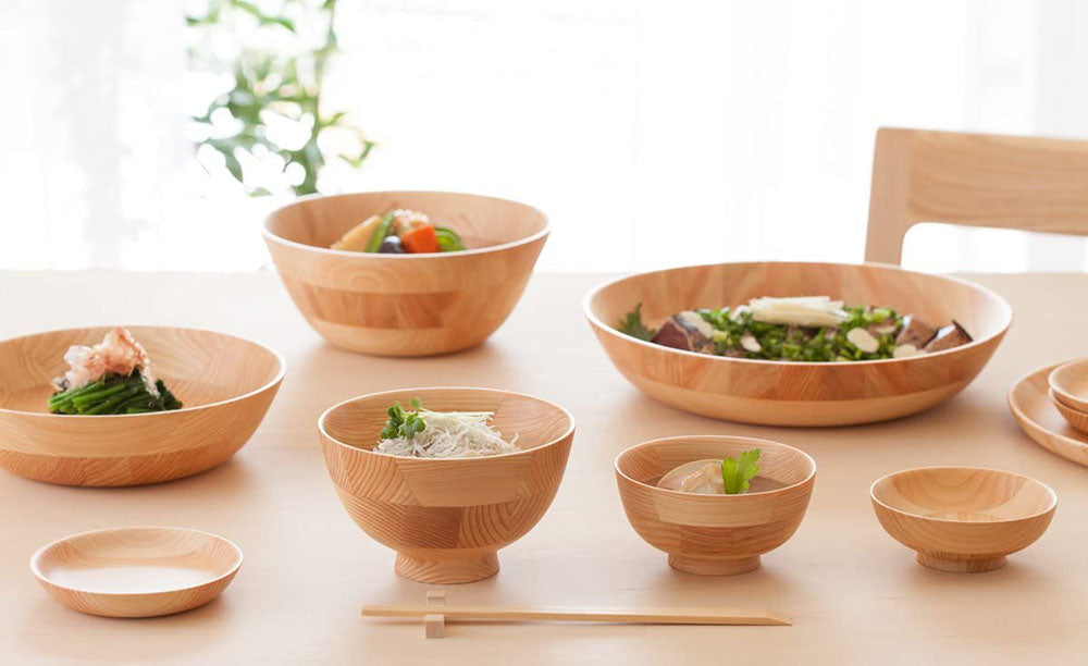 Hikiyose Wooden Rice Bowl Walnut