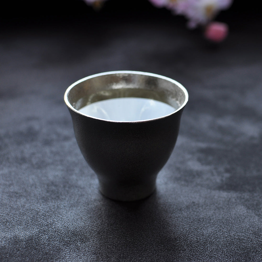 Hiracle Tinware Guinomi Sakura Sake Cup
