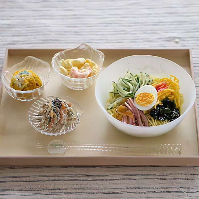 Hirota Glass Fubuki 钠石灰玻璃碗 日本 - 多功能且默认