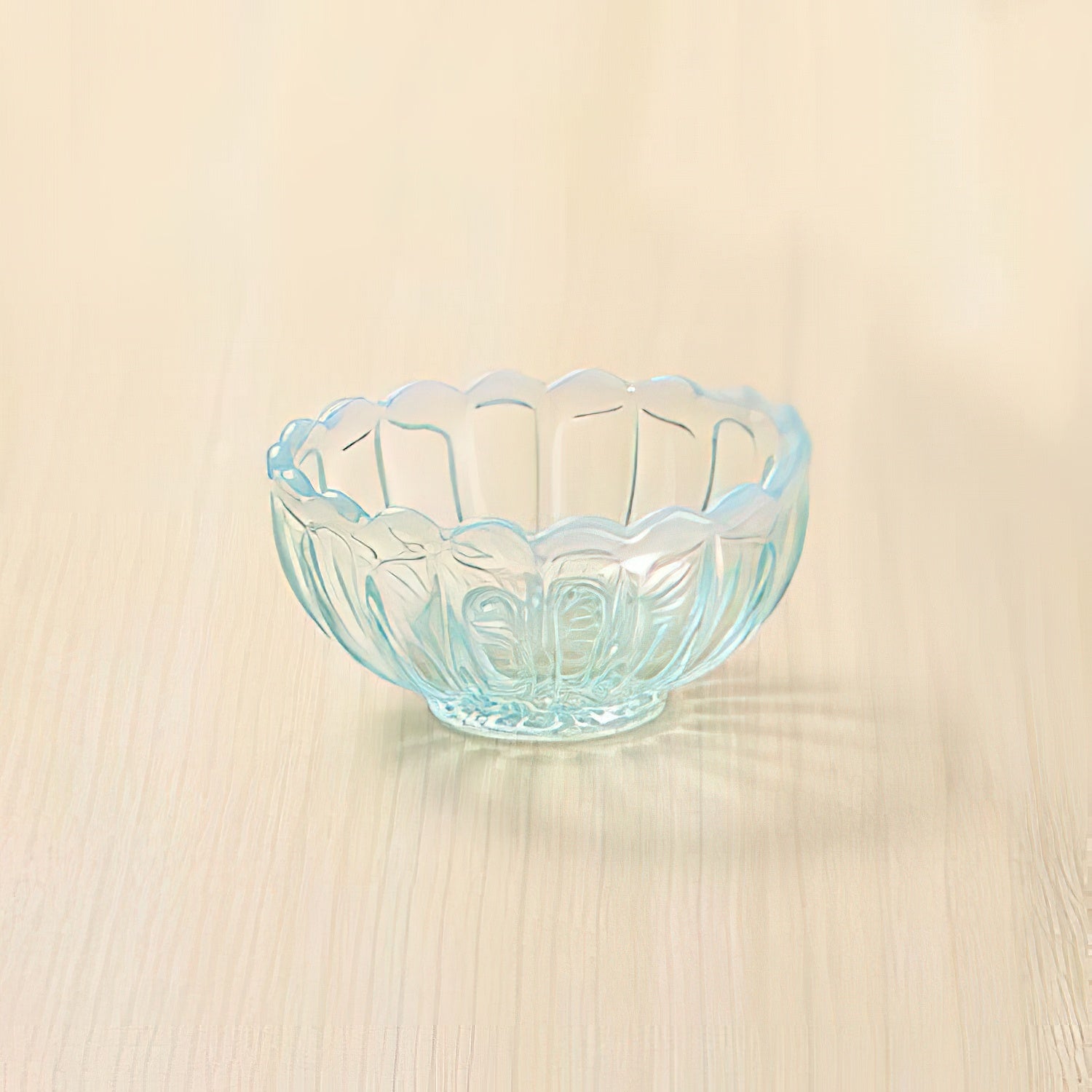 Hirota Glass Japan Yukinohana Blue Mini Bowl Soda-Lime Glass