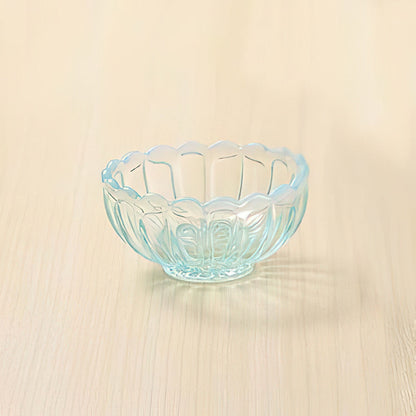 Hirota Glass Japan Yukinohana Blue Mini Bowl Soda-Lime Glass