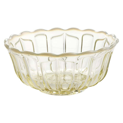 Hirota Glass Japan Yukinohana Soda-Lime Glass Shallow Bowl