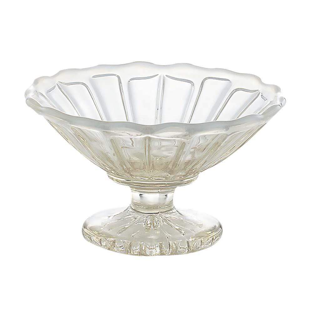 Hirota Glass Japan Yukinohana Sundae Bowl White