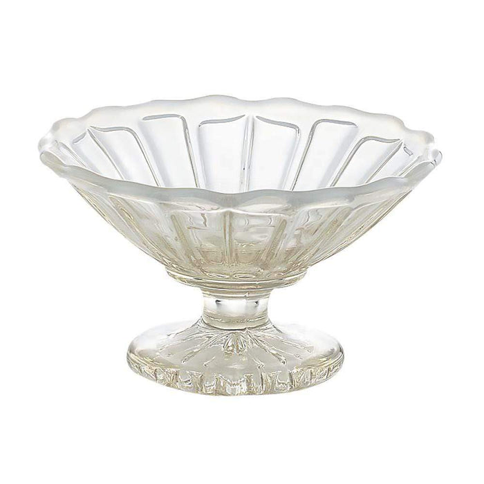 Hirota Glass Japan Yukinohana Sundae Bowl White