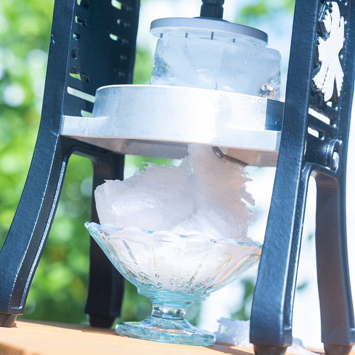 Hirota Glass日本雪之花圣代碗白色