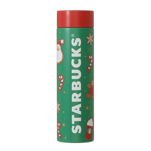 Holiday 2021 Stainless Steel Bottle Green 350ml - Japanese Starbucks