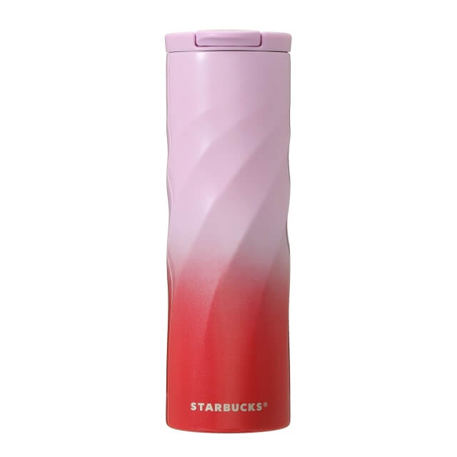 Holiday 2021 Stainless Steel Tumbler Twisted Gradient 473ml - Japanese Starbucks