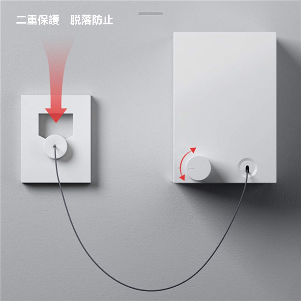 Homeme Wall Hanging Clothesline Wire 4.2M 20Kg Capacity Stretchable Slow Recovery Sus304 Steel Waterproof Rustproof Japan Drilling Req.