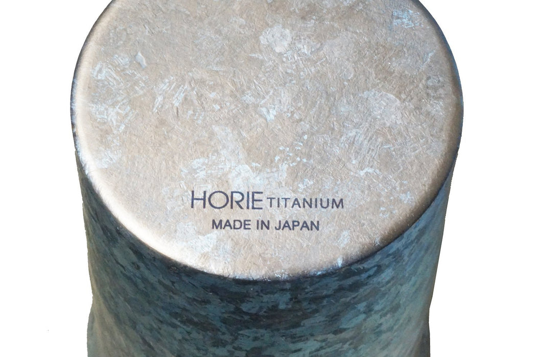 Horie Japan Tsubame Titanium Double Layer Tumbler Kiln Creation 290Cc Gradation Blue 2 Pcs Set - T13Km300Gbset