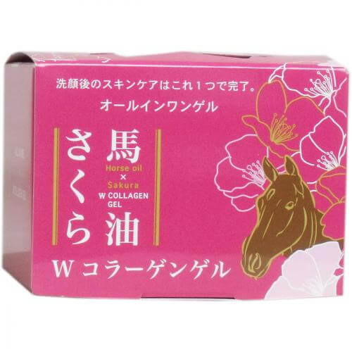 Horse Oil Sakura W Collagen Gel 100g Japan With Love