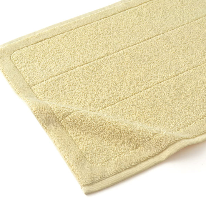 Hotman 1 秒毛巾浴墊即時吸收日本最高品質棉質 18 色黃色