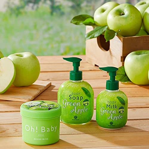 House Of Rose Body Smoother Ga (Green Apple Fragrance) 350G / Body Scrub