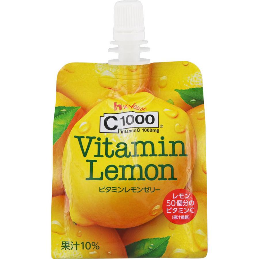 House Wellness Foods C1000 Vitamin Lemon Jelly 180g - Healthy Japanese