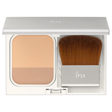 Ipsa Powder Foundation N Set (Case And Brush) 100 SPF25/ PA ++ [refill