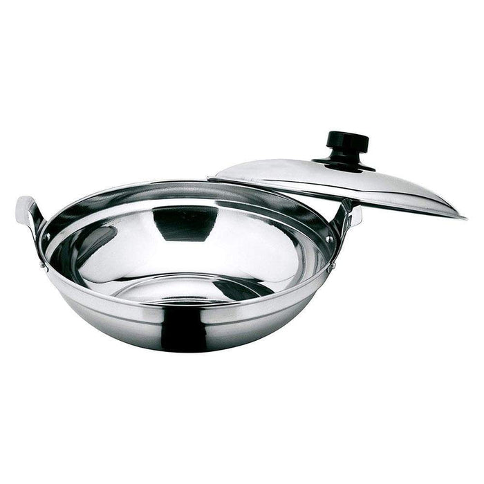 Ichibishi 19Cm Stainless Steel Double Handle Pot - Made In Japan