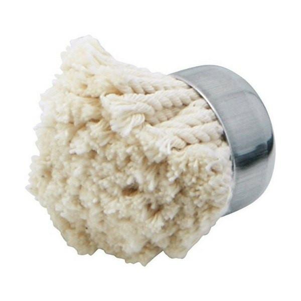 Ichibishi Stainless Steel Takoyaki Basting Mop Oil Dispenser Japan - Large Cotton Head Removable