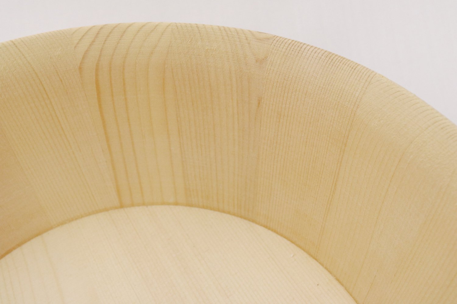 Ichihara Woodworks 82905 Hot Tub Basin Wooden 22X11Cm Japan Beige