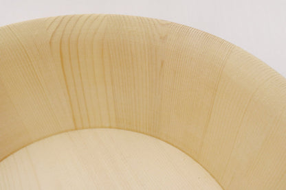 Ichihara Woodworks 82905 Hot Tub Basin Wooden 22X11Cm Japan Beige