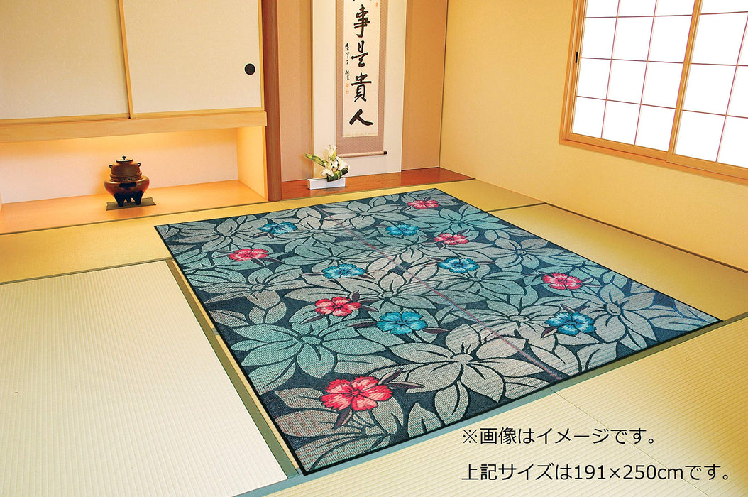 Ikehiko Corporation Igusa 黑色 140X200Cm 地毯 - 日本製造