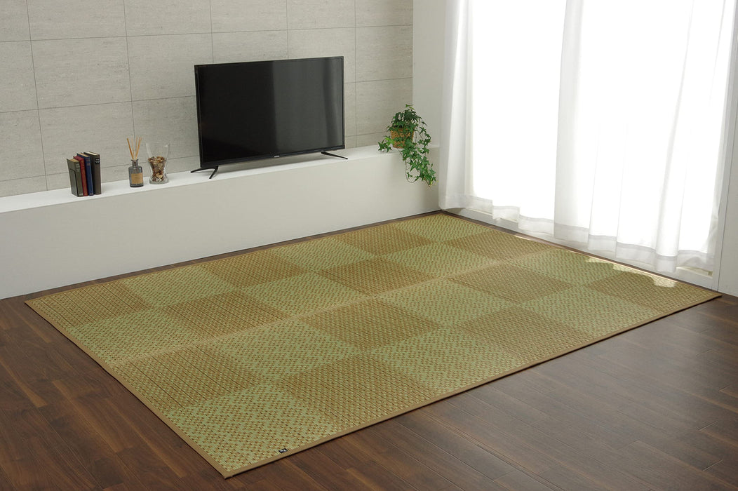 Ikehiko Japan Igusa Rug Carpet 191X250Cm Anti-Slip Beige #8246739 Koba-Guard Antibacterial