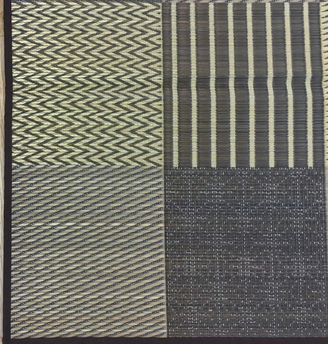 Ikehiko Corporation 拉什地毯地毯日本 Sashiko 191X300 公分棕色 #1706940