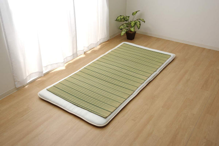 Ikehiko Corporation Hazuki Single Green Bed Pad 88X180Cm Made In Japan #7418959