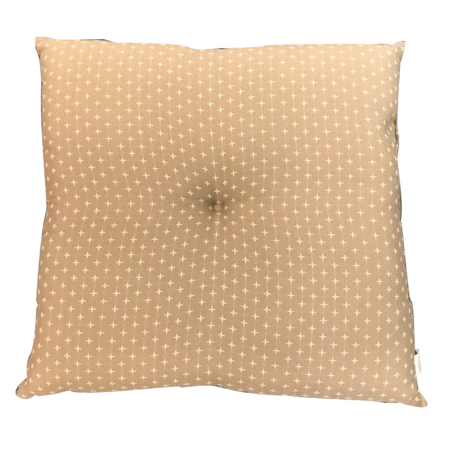 Ikehiko Corporation Zabuton Made In Japan Plain Harmony Beige 55X59Cm