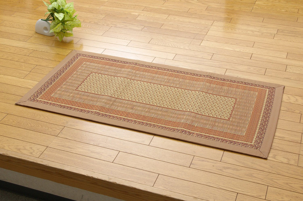 Ikehiko Corporation Entrance Mat Rush F Rank Beige 60X120Cm Urethane #8817470 | Made In Japan