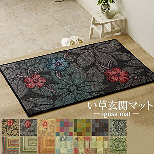 Ikehiko Japan Igusa Entrance Mat 70X120Cm F Gradation Beige #8819870