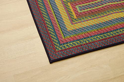 Ikehiko Corporation Japan Igusa Entrance Mat Pure Domestic F Gradation Blue 70X120Cm #8815670