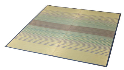 Ikehiko Corporation Igusa Rug Carpet Blue 2 Tatami Square From Japan | 120Cm X 120Cm