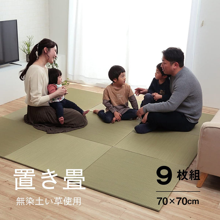 Ikehiko Corporation 日本 Igusa 站立式榻榻米系統 方便收納 防滑背襯 無邊框 易於護理 天然除臭劑