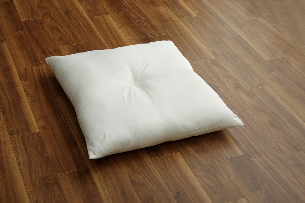 Ikehiko Corporation Nude Ivory Meisen Cushion Made In Japan | Approximate Size