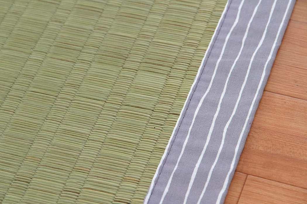 Ikehiko Corporation Gray Hiba Processing Rug Rush Sheets 88X180Cm Made In Japan #6508009