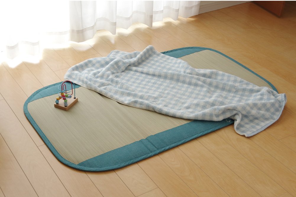 Ikehiko Corporation Rush 地毯墊睡眠清爽嬰兒兒童 70X120 公分藍色青少年日本 #7514309