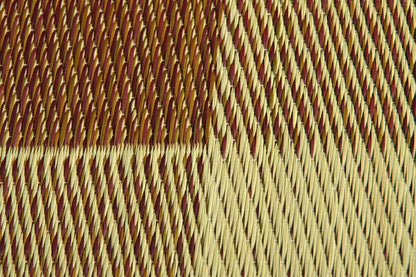 Ikehiko Rush Zabuton Block 2Pc Set 55X55Cm Brown Made In Japan #3128010 By Ikehiko Corp