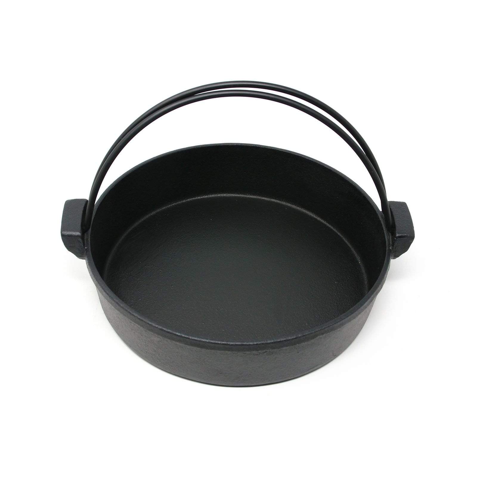 Ikenaga Induction Cast-Iron Sukiyaki Pan With Double Carrying Handles 28cm