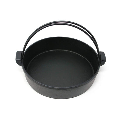Ikenaga Induction Cast-Iron Sukiyaki Pan With Double Carrying Handles 28cm