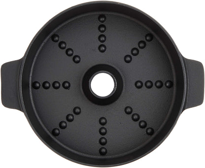 Ikenaga Iron Works 22Cm Japanese Stone Pot Sweet Potato Roaster Imojiro