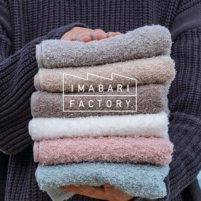 2-Pc Imabari Factory Japan Certified Bath Towel Light Gray 120X60Cm
