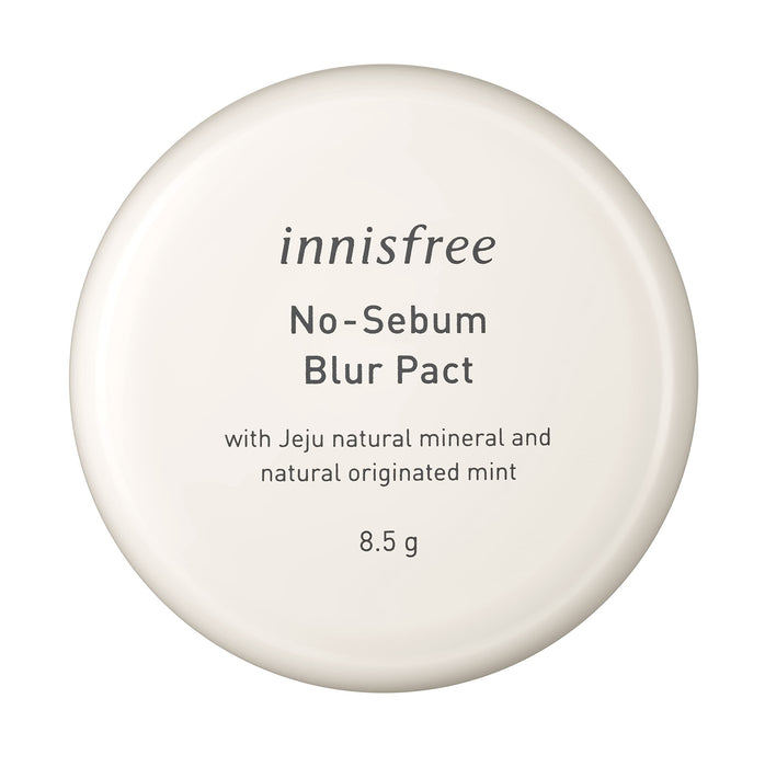 Innisfree No-Sebum Blur Pact 遮盖不均匀的毛孔和皱纹 - Facial Cover Powder