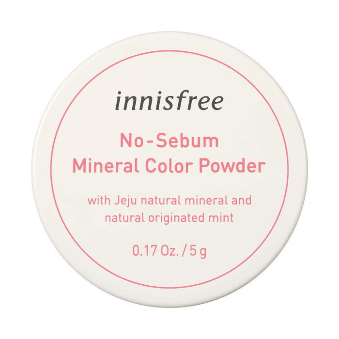 Innisfree 無皮脂礦物彩粉（桃色）：血色和透明度 5g - 面部粉底
